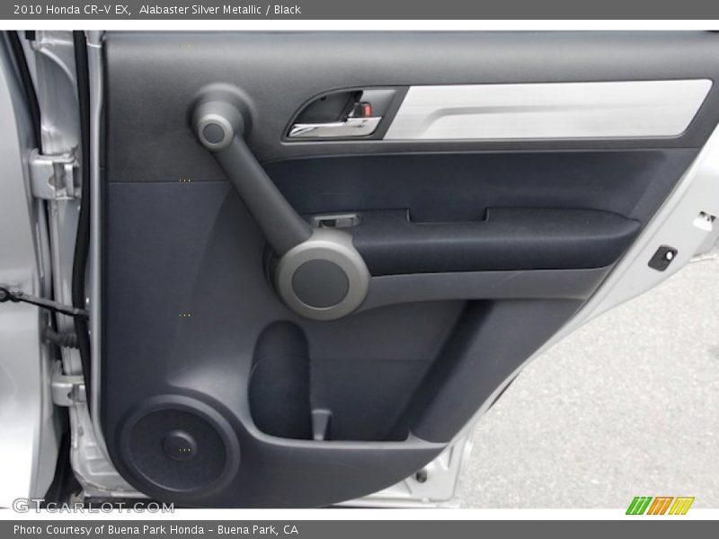 Alabaster Silver Metallic / Black 2010 Honda CR-V EX