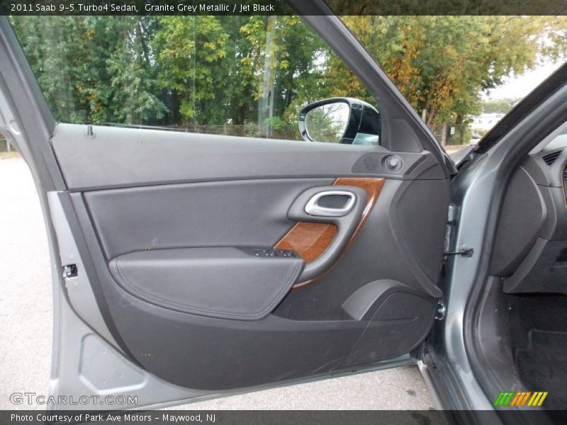Granite Grey Metallic / Jet Black 2011 Saab 9-5 Turbo4 Sedan