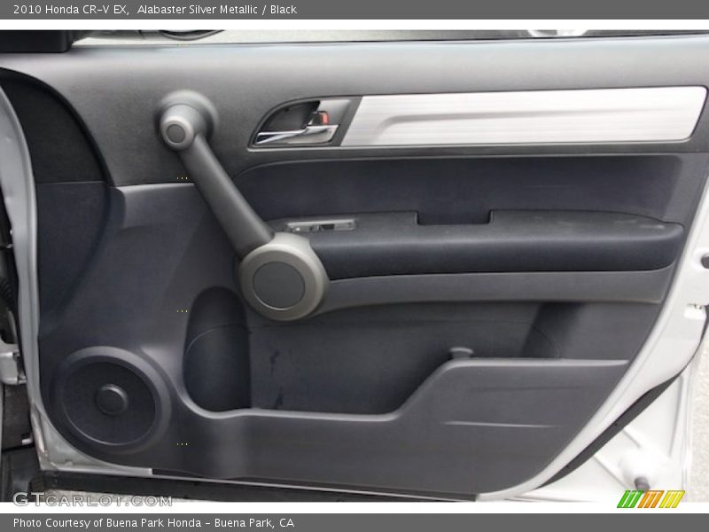 Alabaster Silver Metallic / Black 2010 Honda CR-V EX