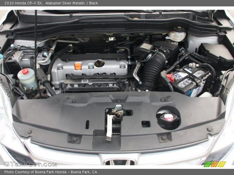 Alabaster Silver Metallic / Black 2010 Honda CR-V EX