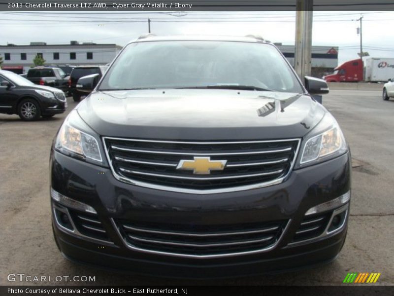 Cyber Gray Metallic / Ebony 2013 Chevrolet Traverse LTZ AWD