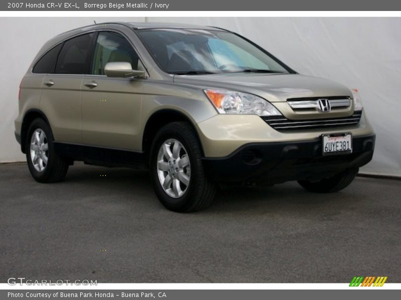 Borrego Beige Metallic / Ivory 2007 Honda CR-V EX-L