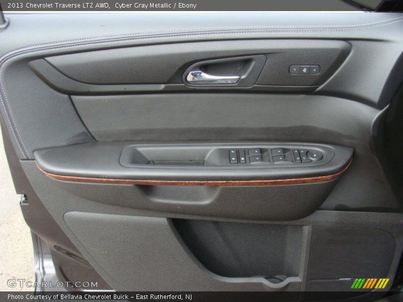 Cyber Gray Metallic / Ebony 2013 Chevrolet Traverse LTZ AWD