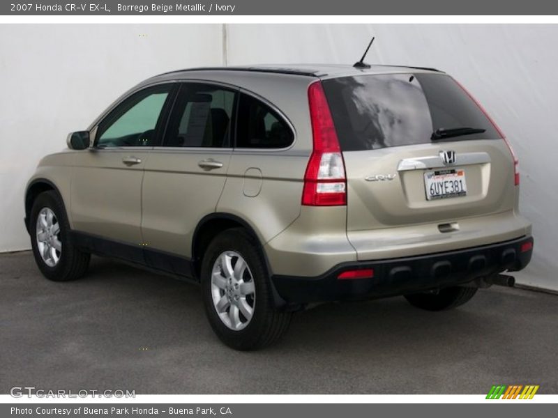 Borrego Beige Metallic / Ivory 2007 Honda CR-V EX-L