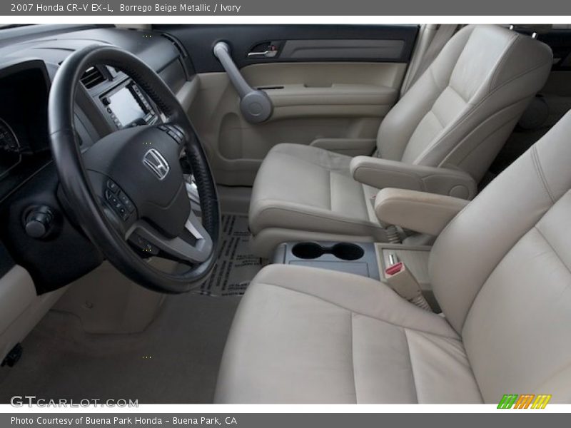 Borrego Beige Metallic / Ivory 2007 Honda CR-V EX-L