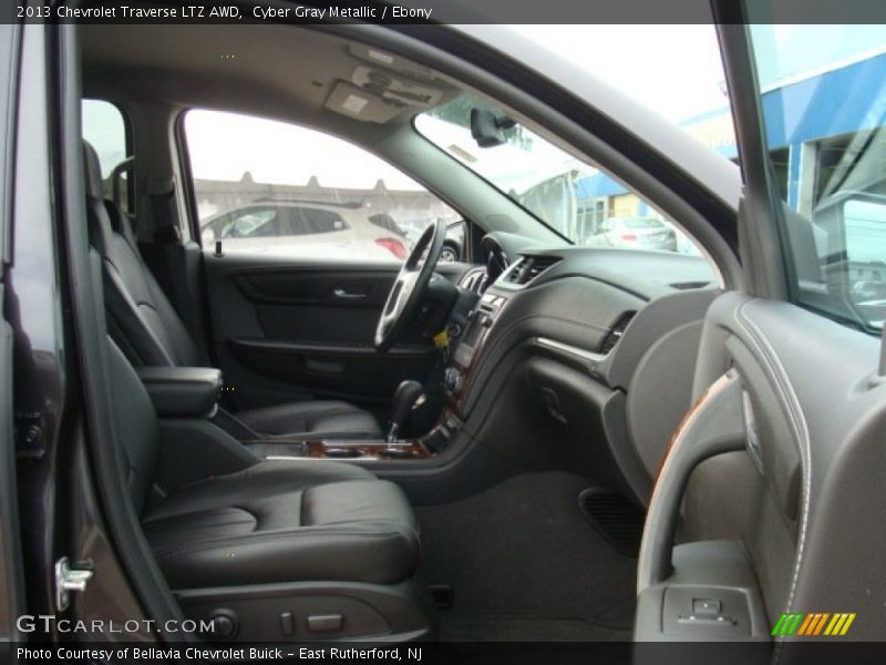 Cyber Gray Metallic / Ebony 2013 Chevrolet Traverse LTZ AWD