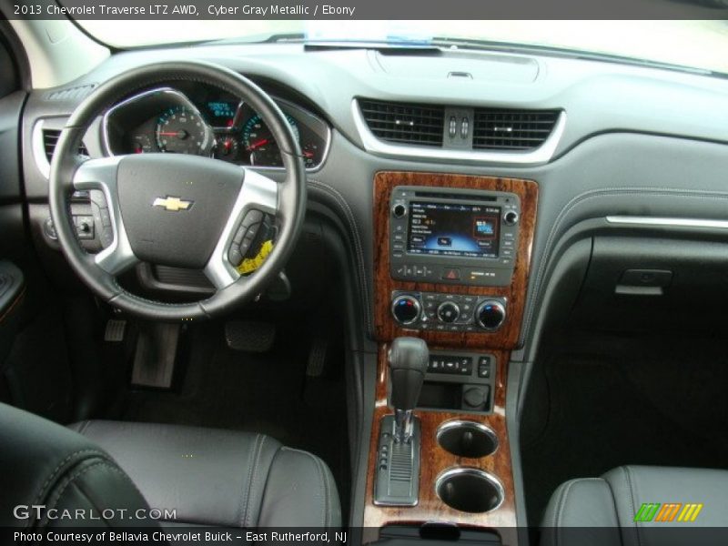 Cyber Gray Metallic / Ebony 2013 Chevrolet Traverse LTZ AWD