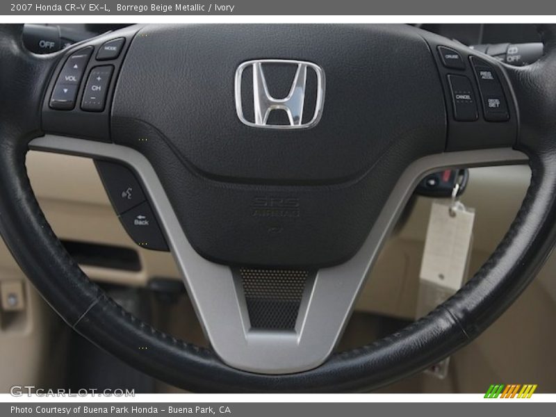 Borrego Beige Metallic / Ivory 2007 Honda CR-V EX-L