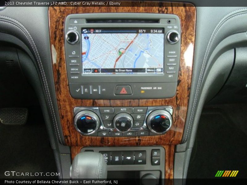 Cyber Gray Metallic / Ebony 2013 Chevrolet Traverse LTZ AWD