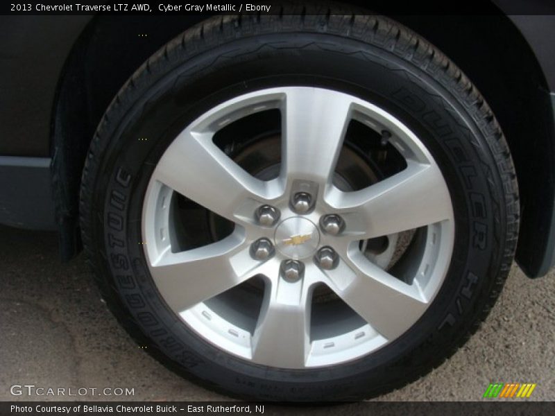 Cyber Gray Metallic / Ebony 2013 Chevrolet Traverse LTZ AWD