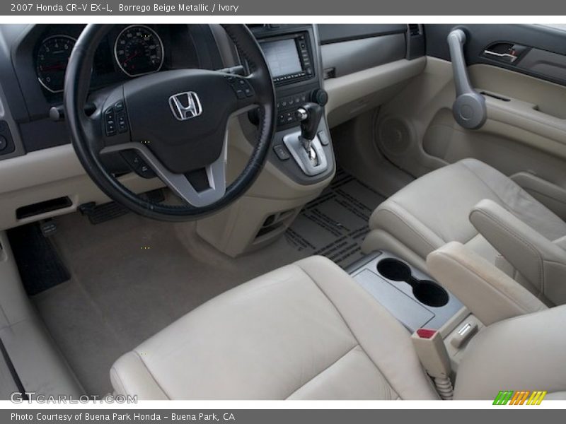 Borrego Beige Metallic / Ivory 2007 Honda CR-V EX-L