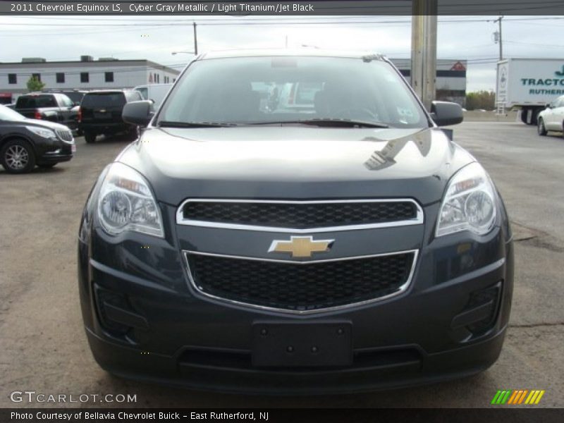 Cyber Gray Metallic / Light Titanium/Jet Black 2011 Chevrolet Equinox LS