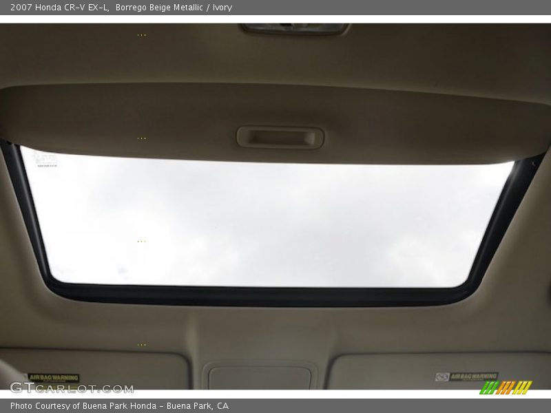 Borrego Beige Metallic / Ivory 2007 Honda CR-V EX-L