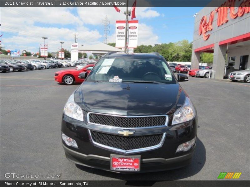 Black Granite Metallic / Ebony/Ebony 2011 Chevrolet Traverse LT