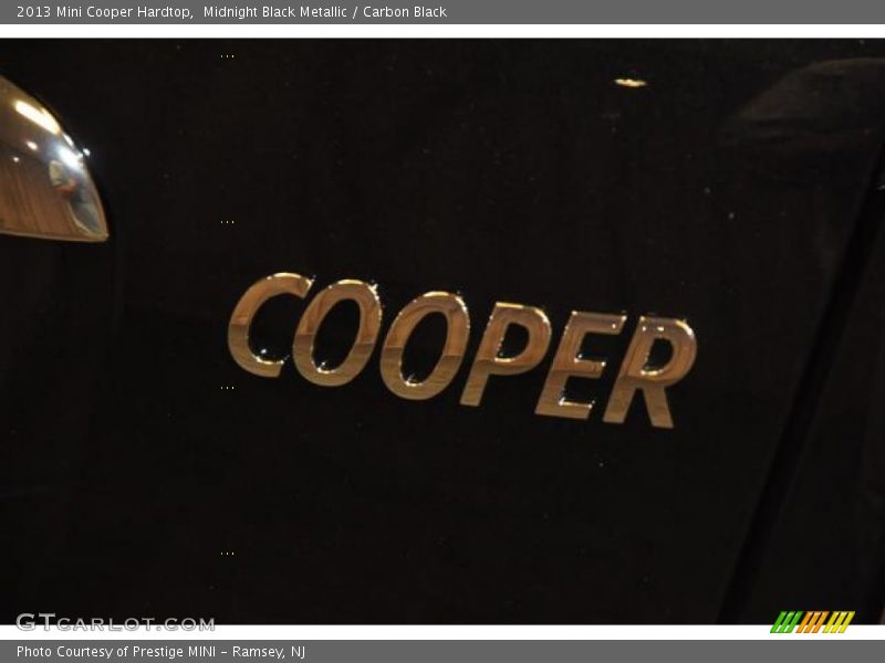 Midnight Black Metallic / Carbon Black 2013 Mini Cooper Hardtop