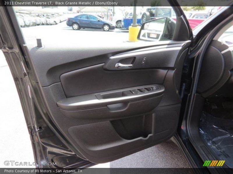 Black Granite Metallic / Ebony/Ebony 2011 Chevrolet Traverse LT