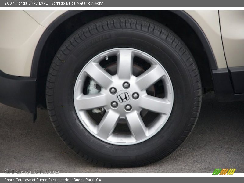 Borrego Beige Metallic / Ivory 2007 Honda CR-V EX-L