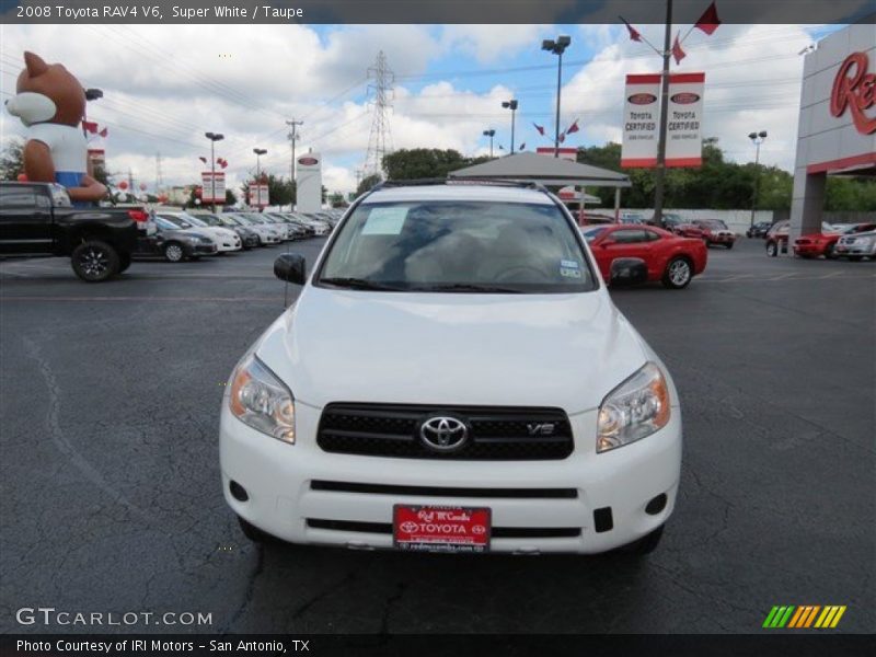 Super White / Taupe 2008 Toyota RAV4 V6