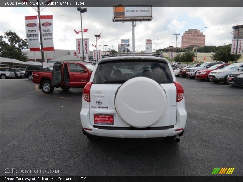 Super White / Taupe 2008 Toyota RAV4 V6