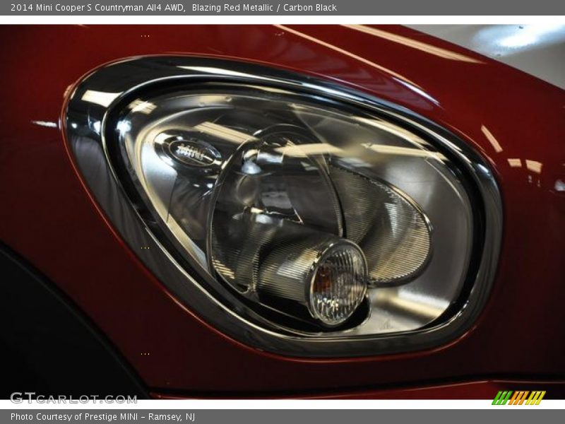 Blazing Red Metallic / Carbon Black 2014 Mini Cooper S Countryman All4 AWD