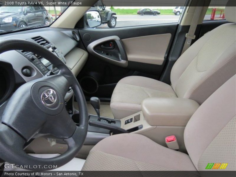 Super White / Taupe 2008 Toyota RAV4 V6