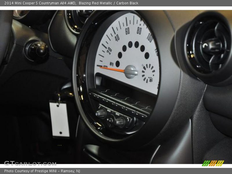 Blazing Red Metallic / Carbon Black 2014 Mini Cooper S Countryman All4 AWD