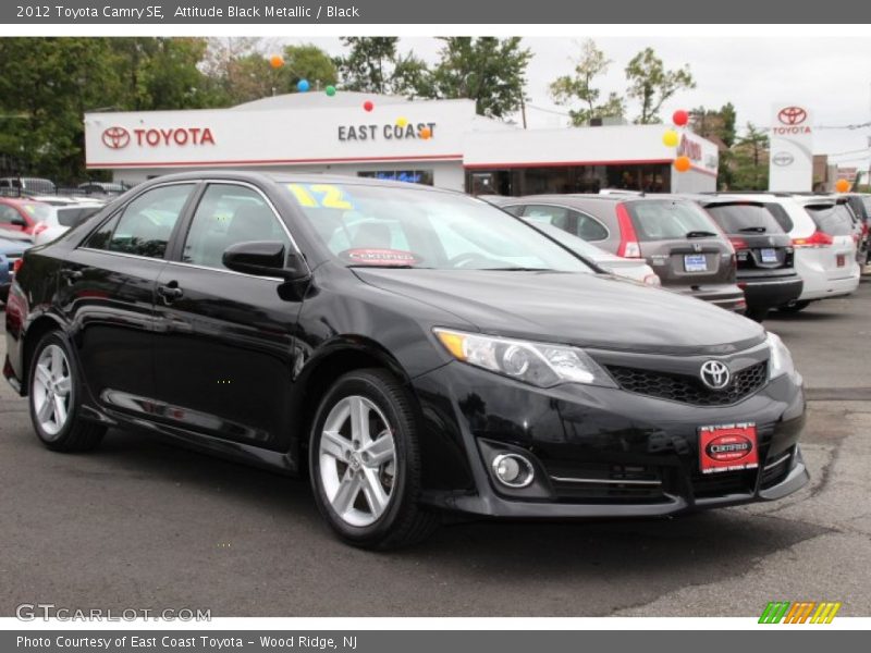 Attitude Black Metallic / Black 2012 Toyota Camry SE