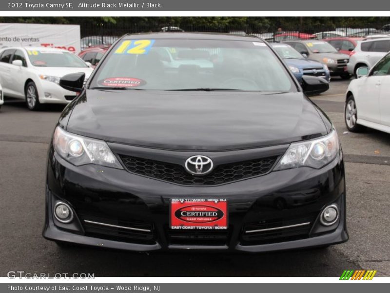 Attitude Black Metallic / Black 2012 Toyota Camry SE