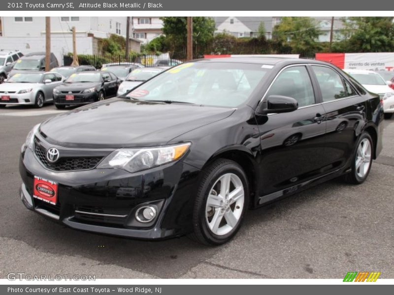 Attitude Black Metallic / Black 2012 Toyota Camry SE