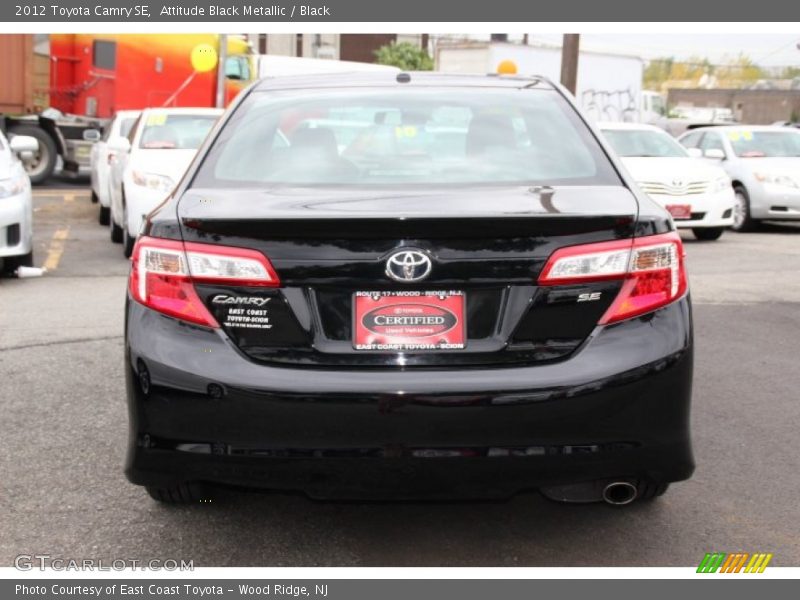 Attitude Black Metallic / Black 2012 Toyota Camry SE