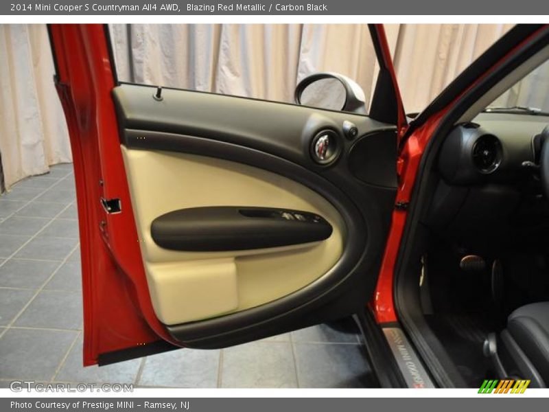 Blazing Red Metallic / Carbon Black 2014 Mini Cooper S Countryman All4 AWD