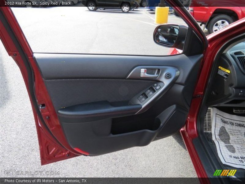 Spicy Red / Black 2012 Kia Forte SX