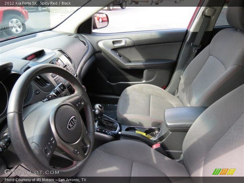 Spicy Red / Black 2012 Kia Forte SX