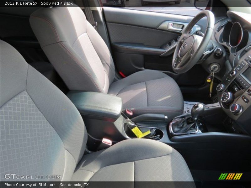 Spicy Red / Black 2012 Kia Forte SX