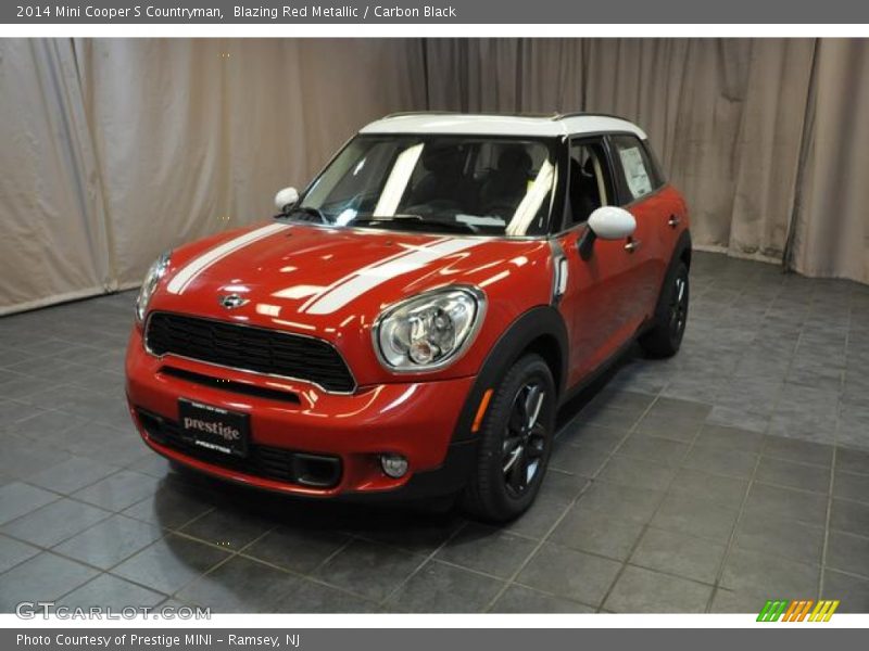 Blazing Red Metallic / Carbon Black 2014 Mini Cooper S Countryman