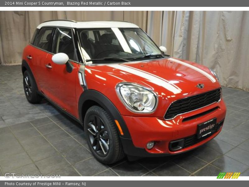 Blazing Red Metallic / Carbon Black 2014 Mini Cooper S Countryman