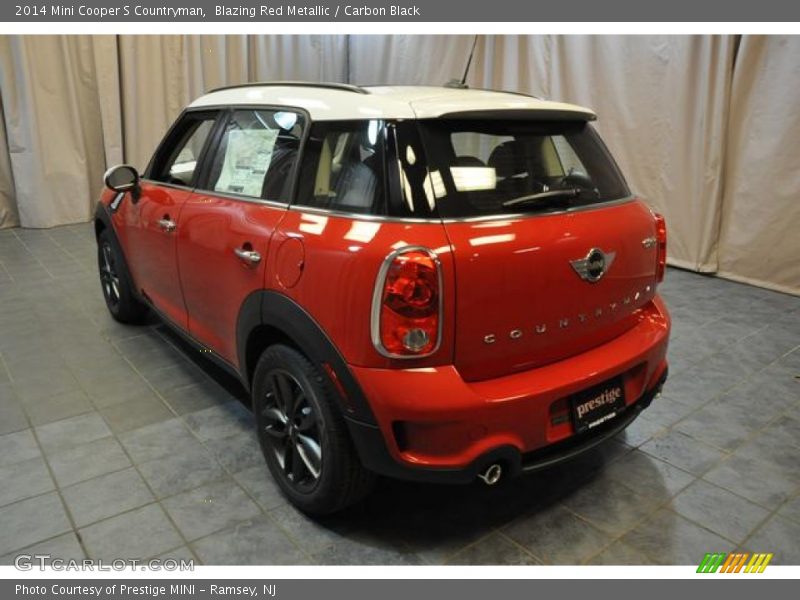 Blazing Red Metallic / Carbon Black 2014 Mini Cooper S Countryman