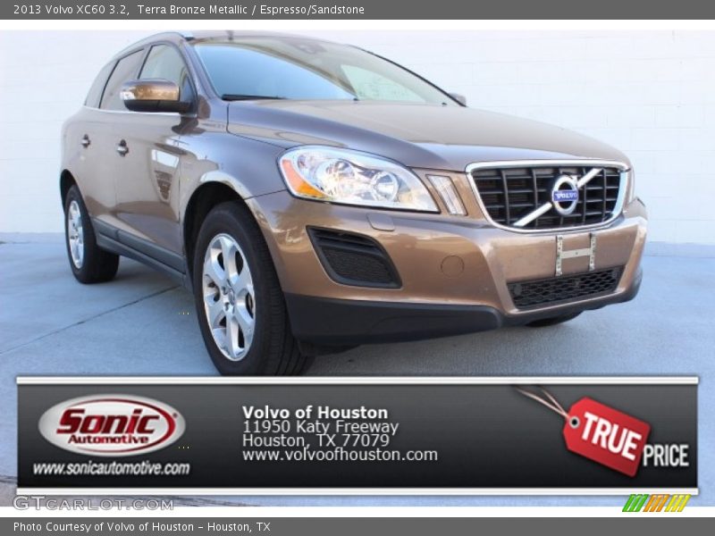 Terra Bronze Metallic / Espresso/Sandstone 2013 Volvo XC60 3.2