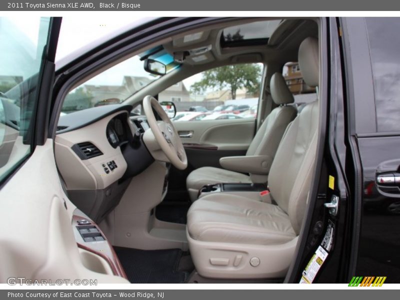 Black / Bisque 2011 Toyota Sienna XLE AWD
