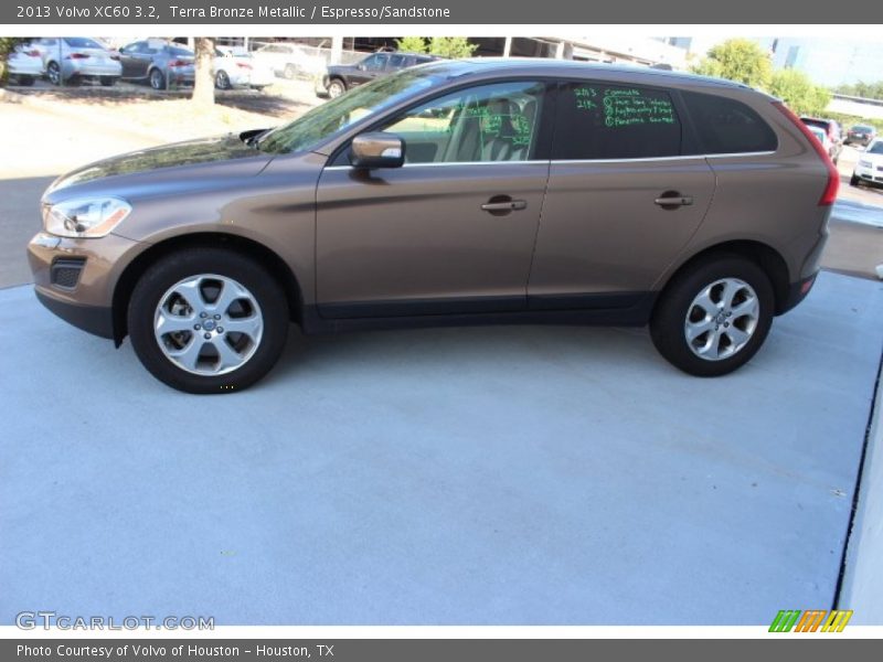 Terra Bronze Metallic / Espresso/Sandstone 2013 Volvo XC60 3.2