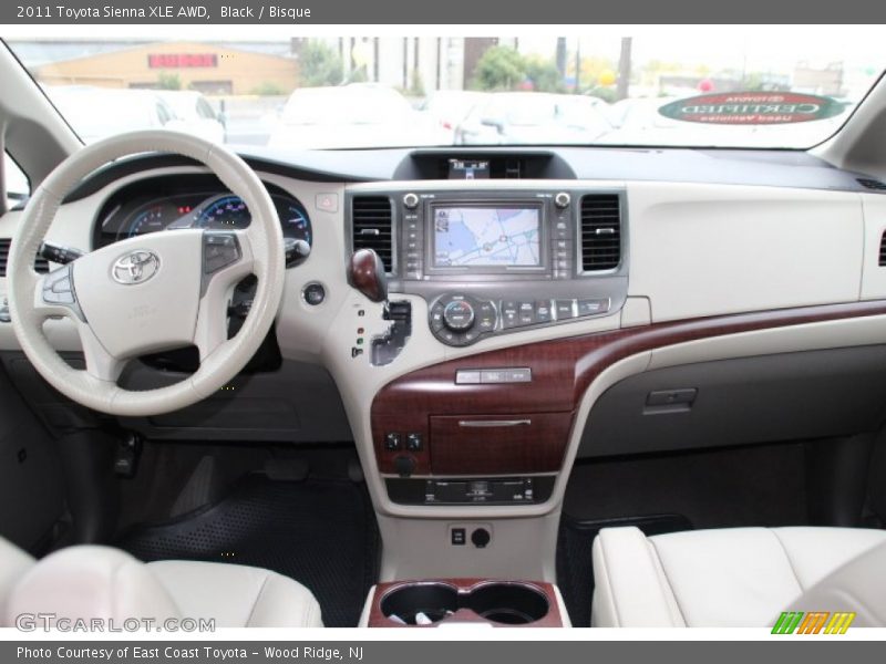 Black / Bisque 2011 Toyota Sienna XLE AWD