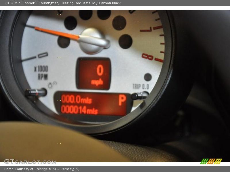 Blazing Red Metallic / Carbon Black 2014 Mini Cooper S Countryman