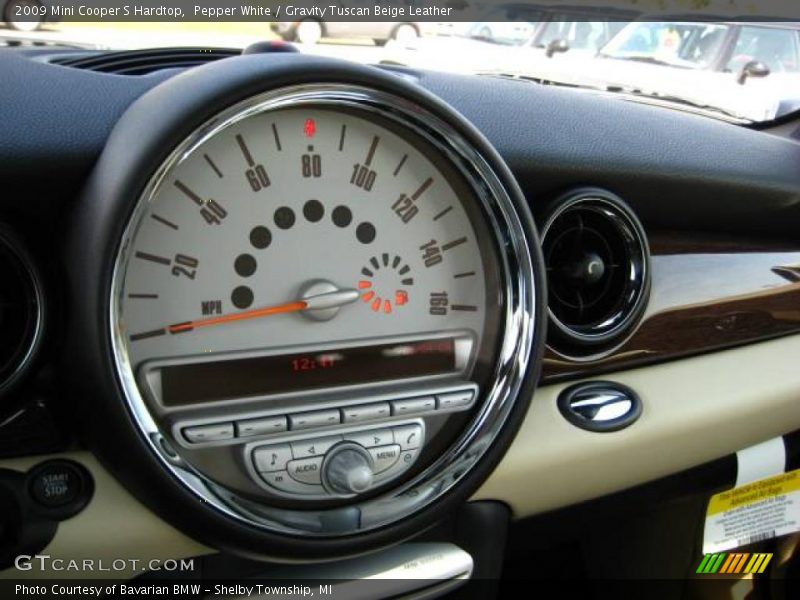 Pepper White / Gravity Tuscan Beige Leather 2009 Mini Cooper S Hardtop