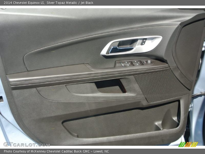 Silver Topaz Metallic / Jet Black 2014 Chevrolet Equinox LS