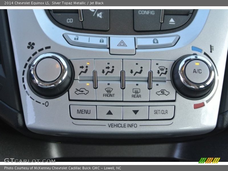 Silver Topaz Metallic / Jet Black 2014 Chevrolet Equinox LS
