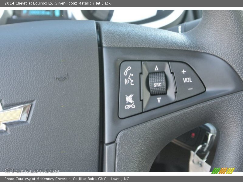 Silver Topaz Metallic / Jet Black 2014 Chevrolet Equinox LS