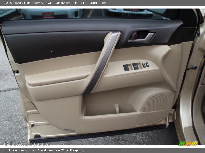 Sandy Beach Metallic / Sand Beige 2010 Toyota Highlander SE 4WD