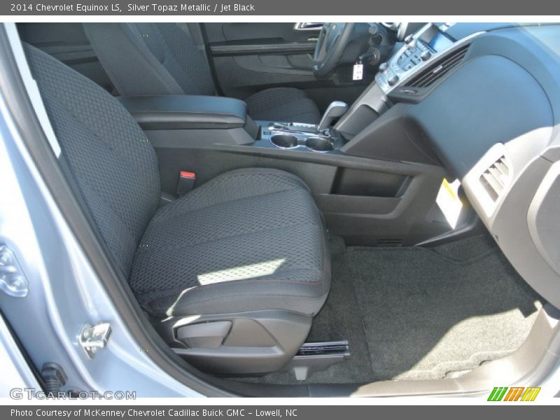 Silver Topaz Metallic / Jet Black 2014 Chevrolet Equinox LS
