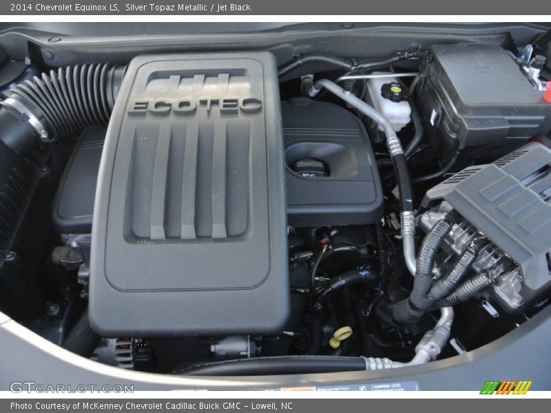 Silver Topaz Metallic / Jet Black 2014 Chevrolet Equinox LS