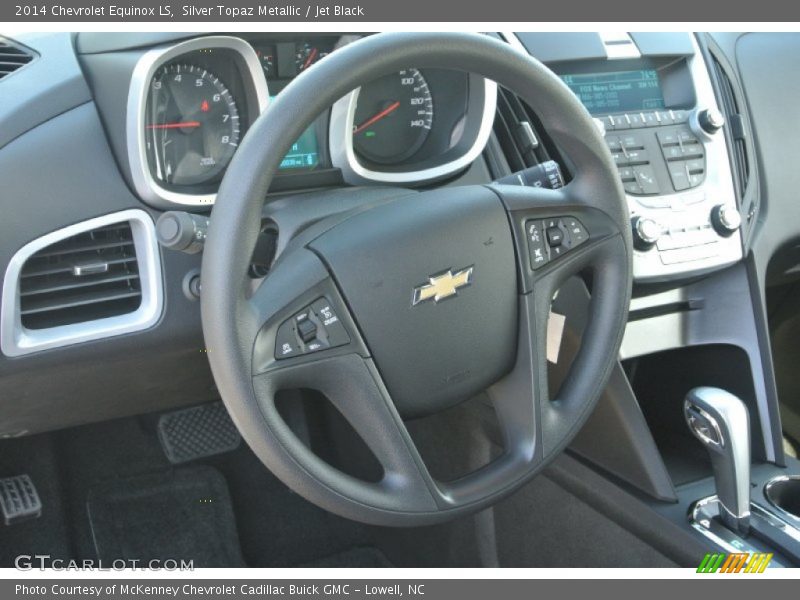 Silver Topaz Metallic / Jet Black 2014 Chevrolet Equinox LS